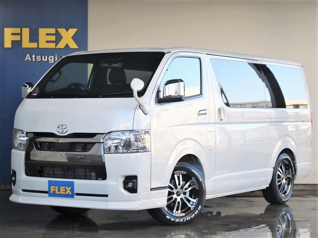 新車未登録　ハイエースバン　2.0Ｌ　Ｓ－ＧＬ　ダークプライムⅡ　ガソリン2ＷＤ　BIGXナビ搭載のFLEXカスタム！