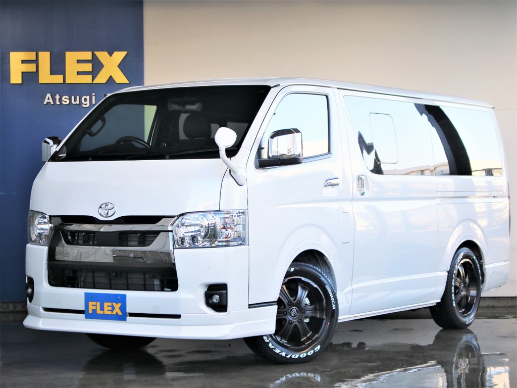 新車未登録　ハイエースバン2.8　ディーゼル２WD　スーパーGL　ダークプライムⅡ　FLEXオリジナルカスタム！
