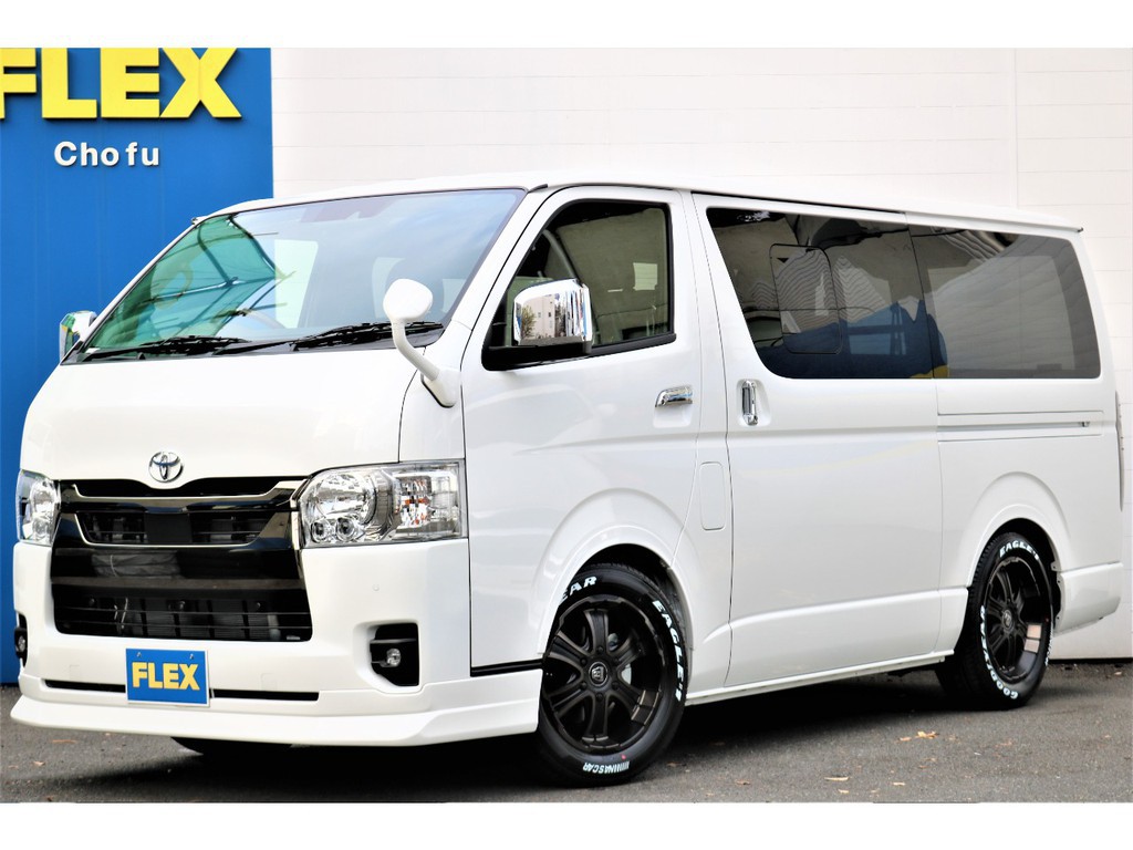 ハイエース調布店０４２４－４０－１１９１までお問い合わせください。新車ハイエースＶ２８００ｃｃディーゼルターボ２ＷＤダークプライムⅡ