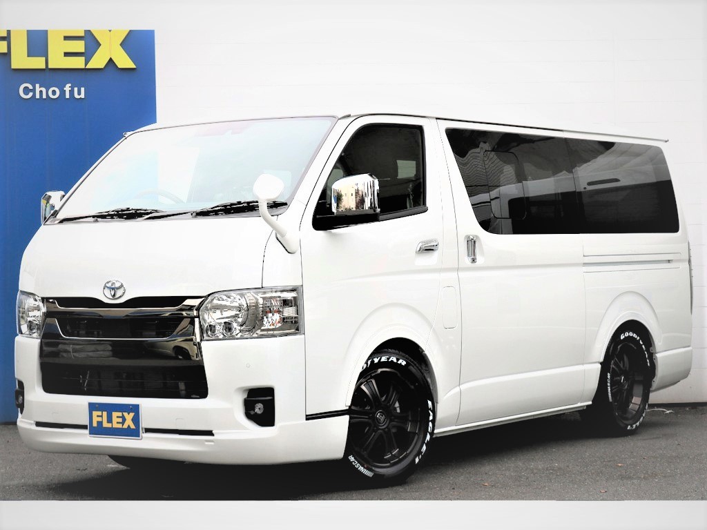 ハイエース調布店０４２４－４０－１１９１までお問い合わせください。新車ハイエースVダークプライムⅡ２０００ｃｃガソリン車！