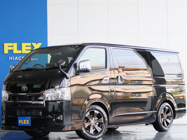 ハイエースバンガソリン2WDブラックマイカ特別仕様車のダークプライムⅡのお車入庫致しました☆☆