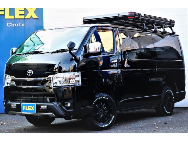 ハイエース調布店０４２４－４０－１１９１までお問い合わせください。新車ハイエースVダークプライムⅡ２８００ｃｃディーゼルターボ４ＷＤ寒冷地仕様！