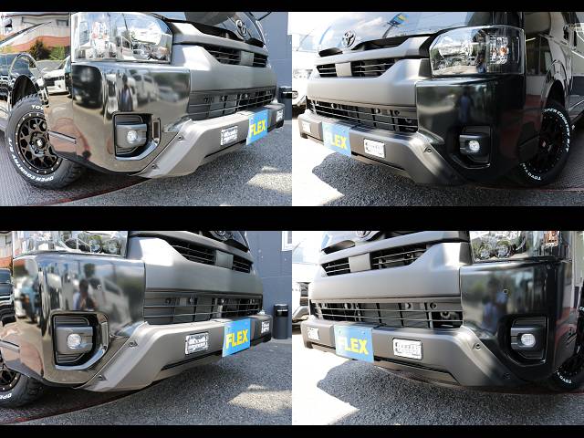 新車ハイエースＶダークプライムⅡ２７００ガソリン４ＷＤブラックエディション完成致しました！！マッドブラックに拘り作成した1台！！