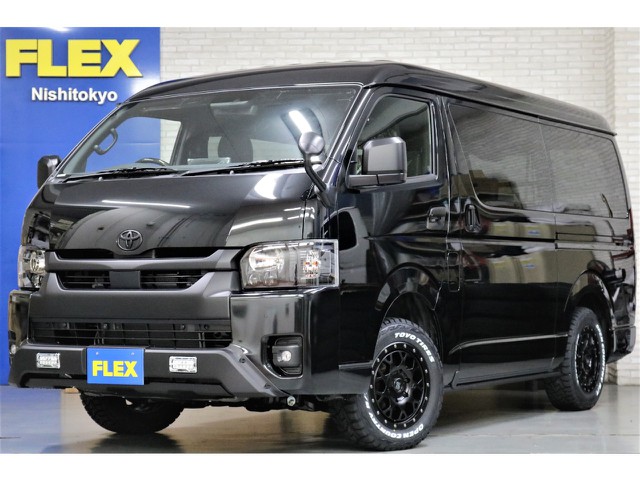 新車ハイエースＶダークプライムⅡ２７００ガソリン４ＷＤブラックエディション完成致しました！！マッドブラックに拘り作成した1台！！