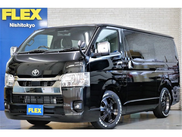 新車ハイエースＶダークプライムⅡ２８００ディーゼルターボナビパッケージ完成致しました！！両側パワースライドドア装備！！店頭在庫車、即納車もご対応可能になります！！