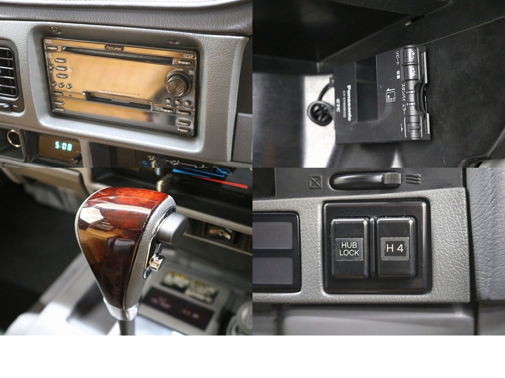 ＣＤオーディオ☆ＥＴＣ☆新品ウッドシフトノブ☆パートタイム４ＷＤ☆