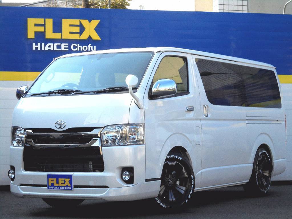 新車ハイエースＶ　スーパーＧＬ　３０００ｃｃディーゼルターボ２ＷＤ！