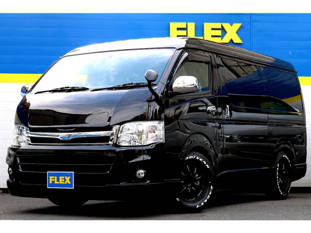 ２３年ハイエースワゴンＧＬ！２７００ｃｃ１０人乗り！ＦＬＥＸ　ＤｅｌｆｉｎｏＬｉｎｅボンネット！