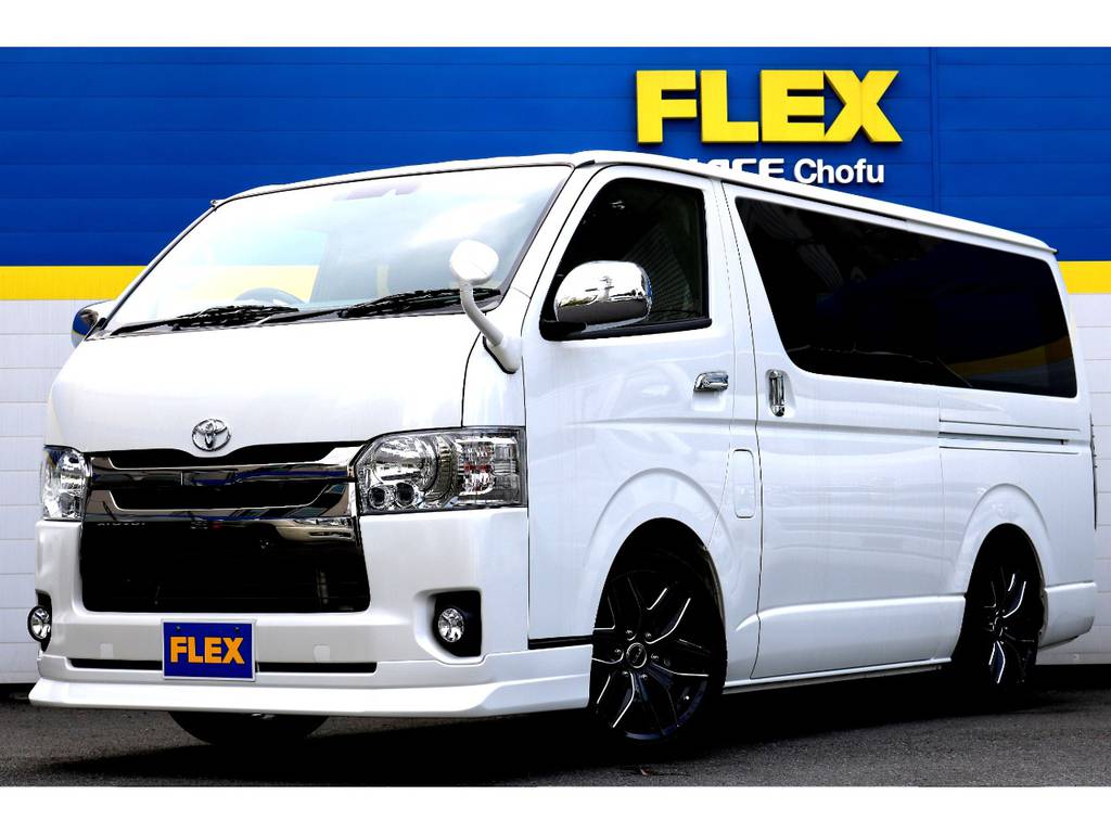 新車ハイエースＶスーパーＧＬ！２８００ｃｃディーゼルターボ２ＷＤ！床張りパッケージ！