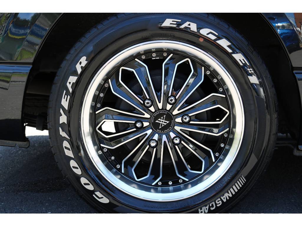 ゼロブレイク１７インチアルミ！ＮＡＳＣＥＲタイヤ！車検対応です！