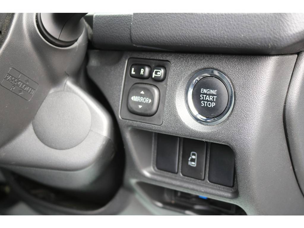 新車時オプションのプッシュスタート＆スマートキー！パワースライドドア付き