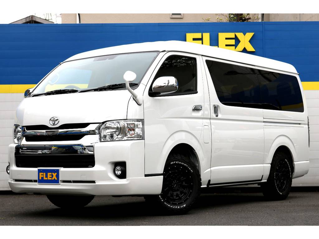 ハイエース調布店０４２４－４０－１１９１までお問合せ下さい！新車ハイエースワゴンＧＬ！４ＷＤ車寒冷地仕様！