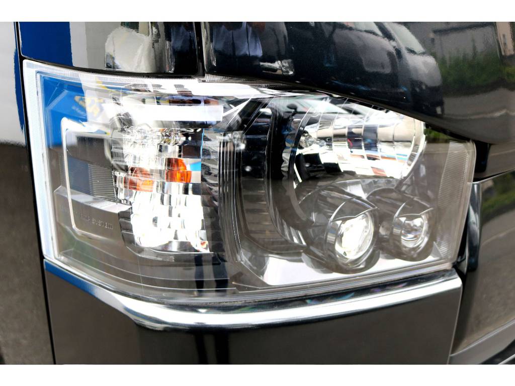 ＬＥＤヘッドライトインナーブラック施工！