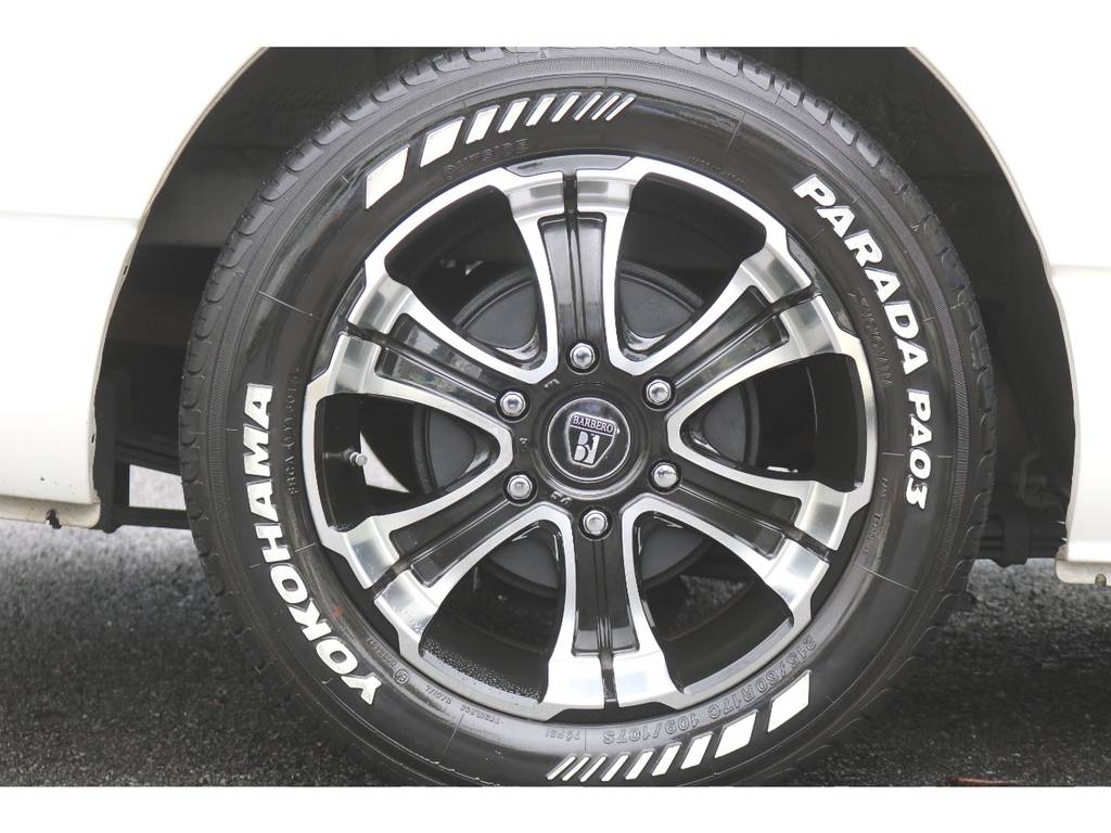 バルベロ１７インチアルミ！ＹＯＫＯＨＡＭＡタイヤ！