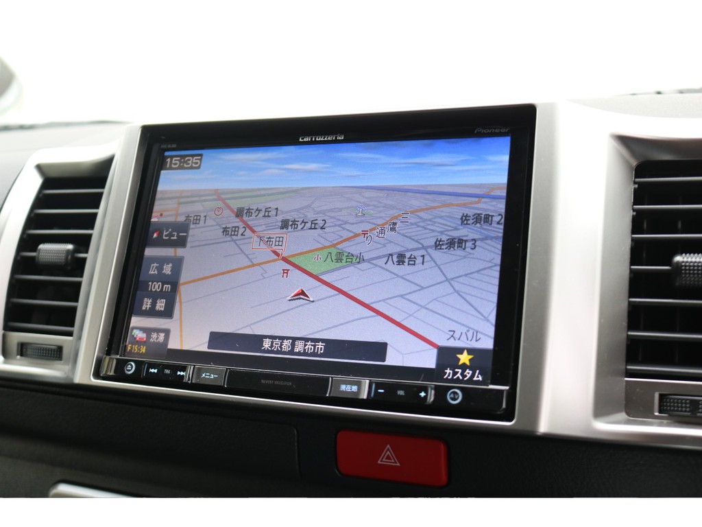 カロッツェリア８インチナビ！フルセグＴＶ！