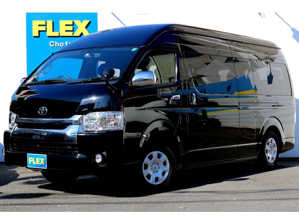 ハイエース調布店０４２４－４０－１１９１までお問い合わせください！２９年ハイエースグランドキャビンファインテックツアラー１０人乗り！キャプテンシート！４ＷＤ寒冷地仕様車！