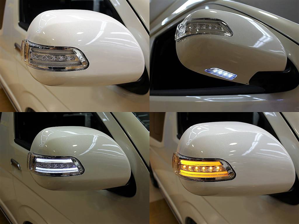 ＬＥＤドアミラーウィンカー！最初からついてくるのは嬉しいですね！