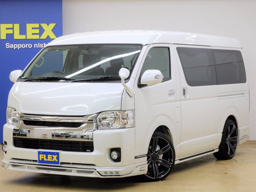 【新車未登録　ハイエースＷ　ＧＬ　２．７Ｌ　４ＷＤ】ＲＯＷＥＮフルエアロ！
