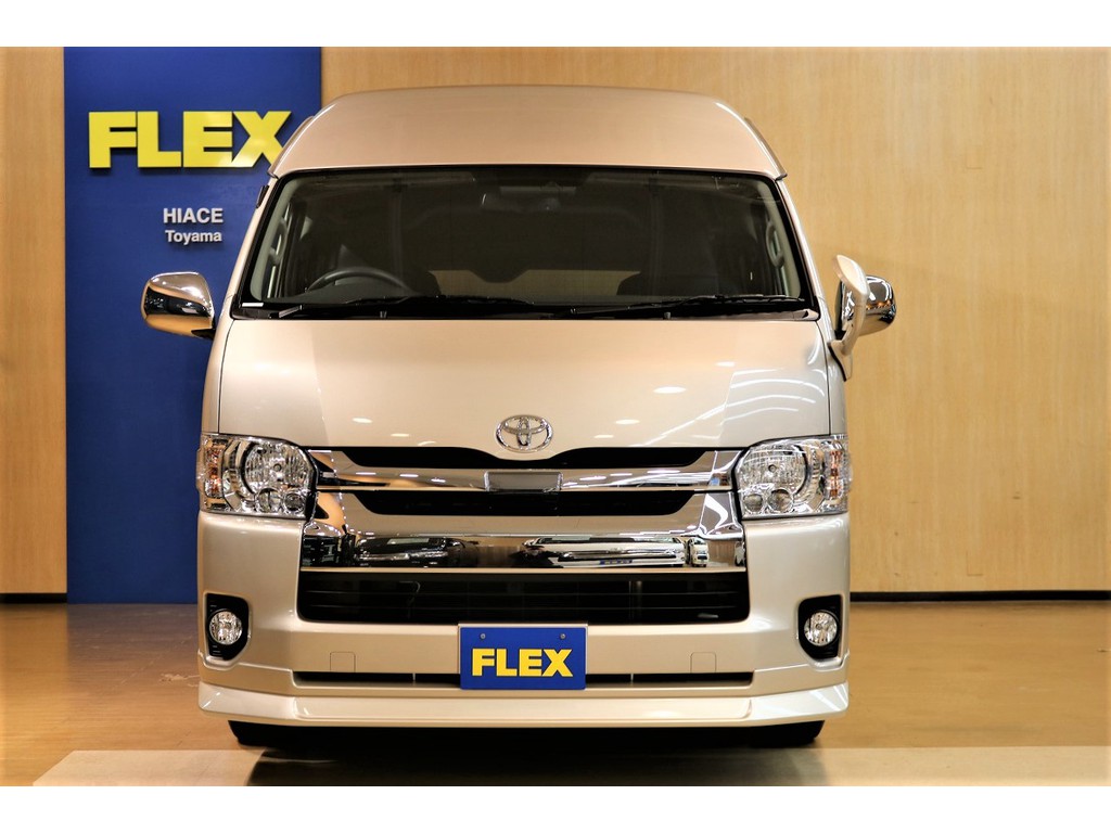 トヨタ ハイエースバン 2 8 Dx ワイド スーパーロング ハイルーフ Glパッケージ ディーゼルターボ 4wd 4176 車探しなら中古車 新車の専門店flex フレックス へ