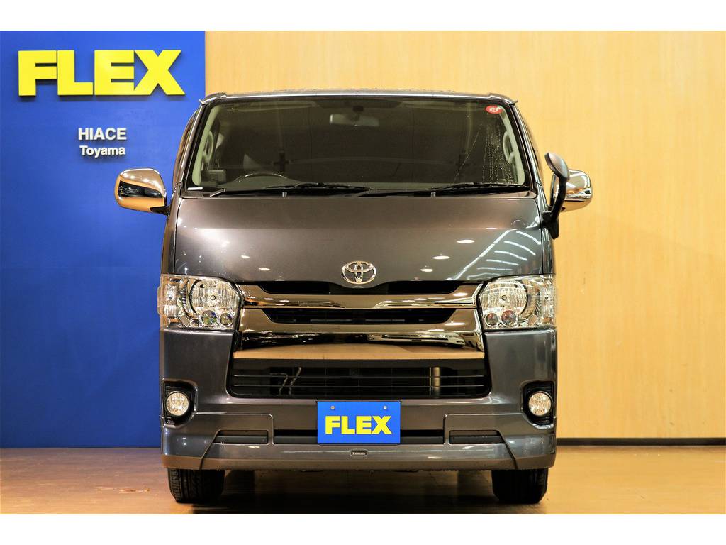 トヨタ ハイエースバン 3 0 スーパーgl ダークプライム ロングボディ ディーゼルターボ 4wd 車探しなら中古車 新車の専門店flex フレックス へ