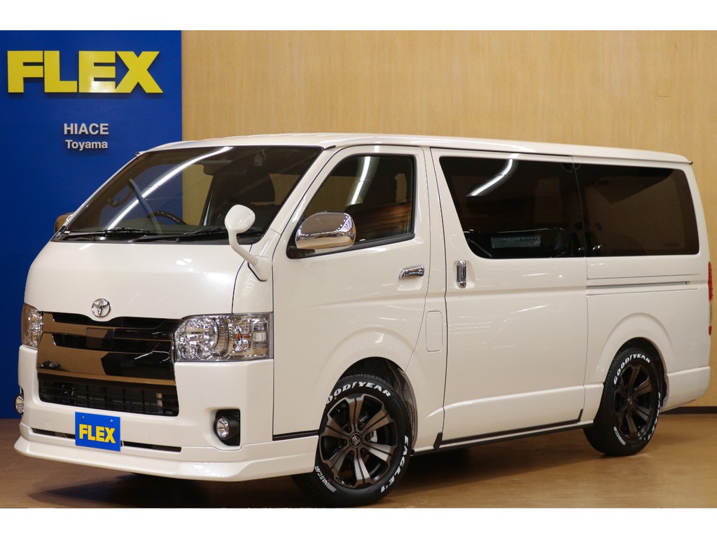トヨタ ハイエースバン 2 8 スーパーgl ダークプライム ロングボディ ディーゼルターボ 4wd 車探しなら中古車 新車の専門店flex フレックス へ