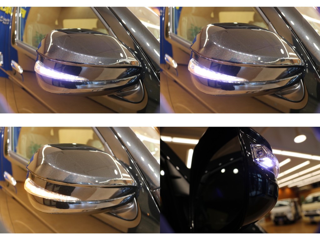 【アヴェスト製シーケンシャルウィンカーミラー交換済】ＬＥＤウィンカー機能はもちろん、デイライト・スモールライト・ウェルカムランプ機能も揃っています。