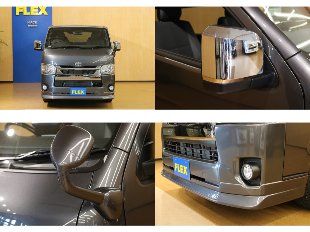 トヨタ ハイエースバン 2 8 スーパーgl ダークプライム ロングボディ ディーゼルターボ 4wd 車探しなら中古車 新車の専門店flex フレックス へ