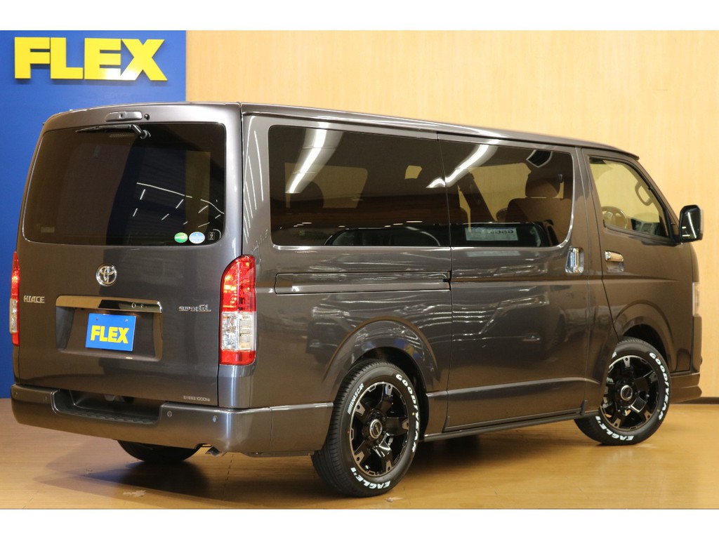 トヨタ ハイエースバン 2 8 スーパーgl ダークプライム ロングボディ ディーゼルターボ 4wd 車探しなら中古車 新車の専門店flex フレックス へ