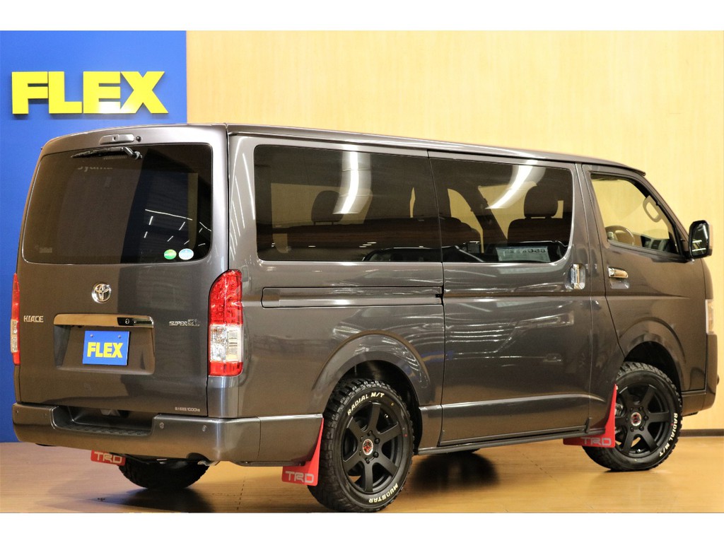 トヨタ ハイエースバン 2 8 スーパーgl ダークプライム ロングボディ ディーゼルターボ 4wd 車探しなら中古車 新車の専門店flex フレックス へ