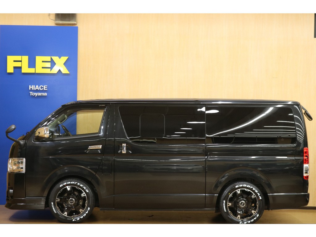 トヨタ ハイエースバン 3 0 スーパーgl ダークプライム ロングボディ ディーゼルターボ 車探しなら中古車 新車の専門店flex フレックス へ