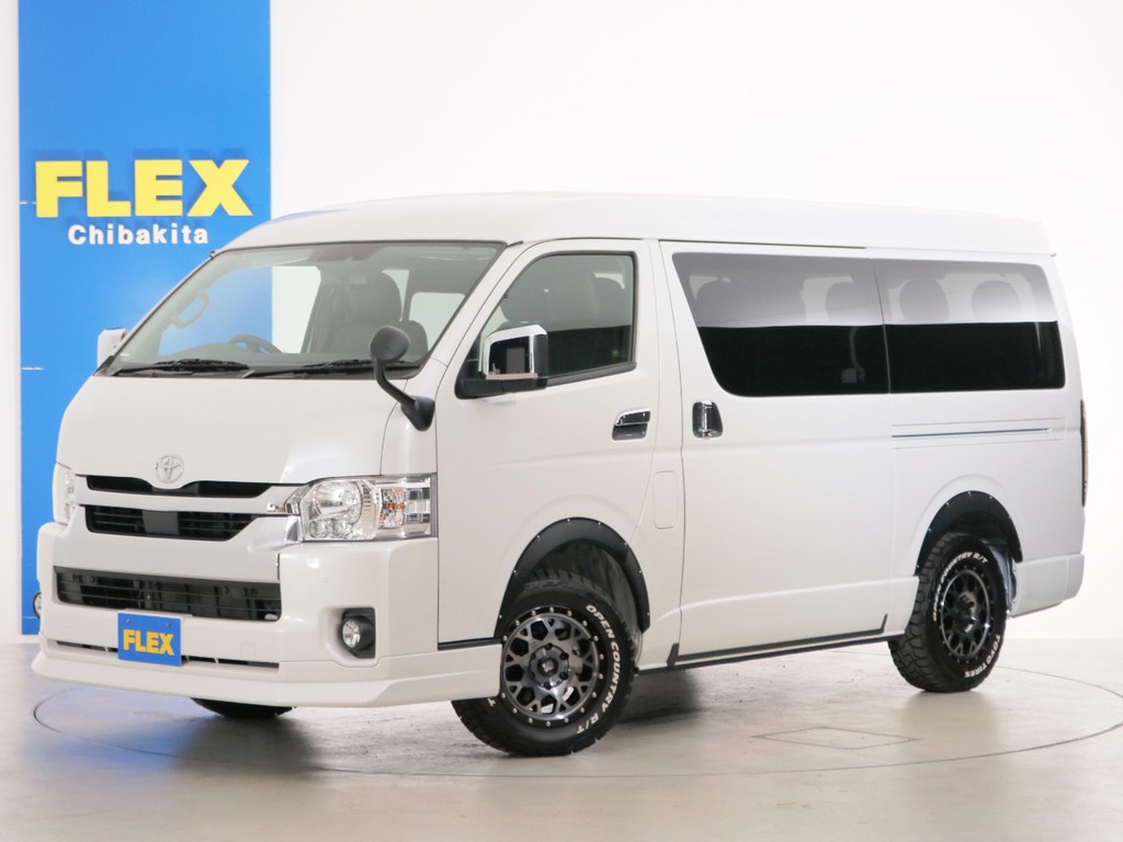 新車未登録　ハイエースワゴンＧＬ　ガソリン４ＷＤ　寒冷地仕様　ワイルドカスタムＰＫＧ！