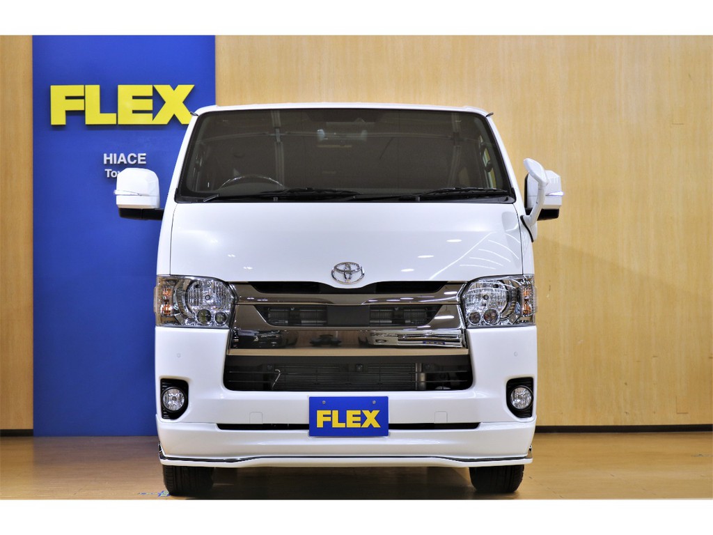 トヨタ ハイエースバン 2 8 スーパーgl ダークプライム ロングボディ ディーゼルターボ 4wd 車探しなら中古車 新車の専門店flex フレックス へ