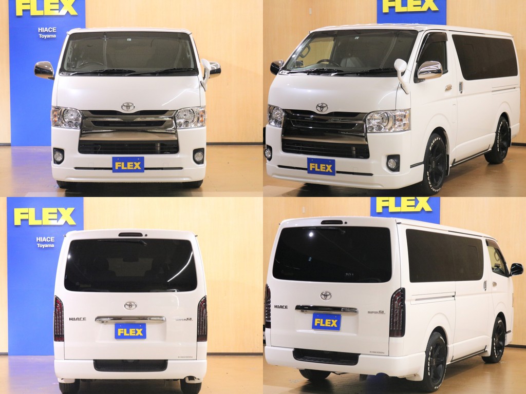 こちらの車両をお買い求めの際は是非、FLEXハイエース富山店へ！お待ちしております♪