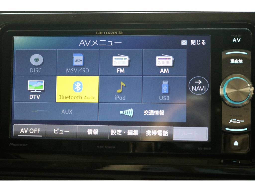 カロッツェリアＳＤナビ・フルセグＴＶ・Bluetooth接続可能!!!