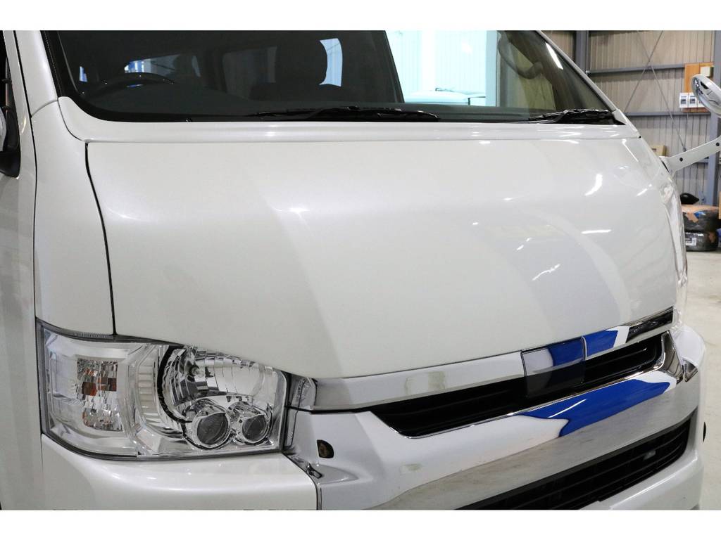 ４１５コブラ　ＳＴⅠボンネットを装着して、ちょい悪な顔つきに変身！