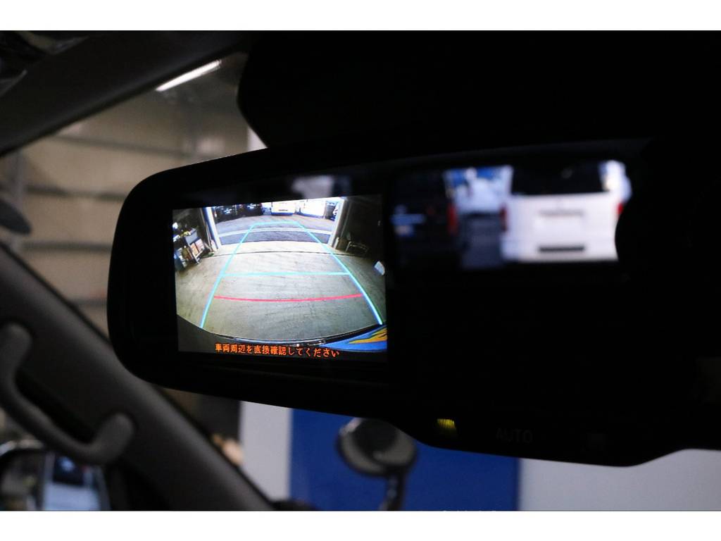 メーカーオプション：バックモニター内蔵自動防眩ミラー