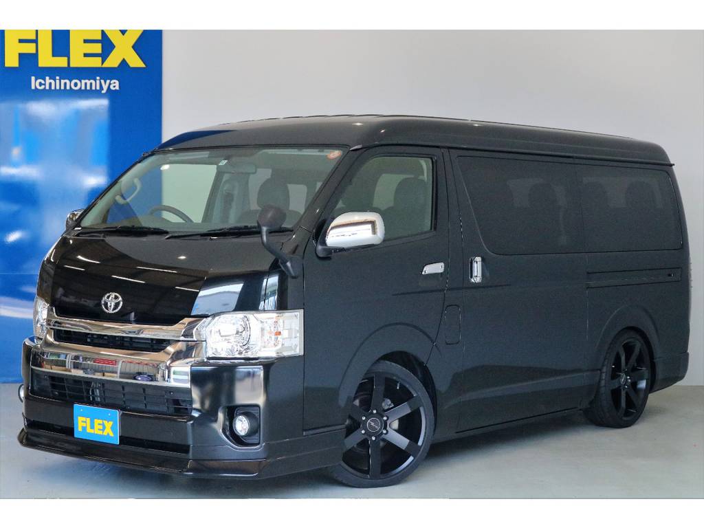 Ｈ２６年ハイエース４型ワゴンＧＬ！程度が良く走行少な目のカスタム車両の完成です♪