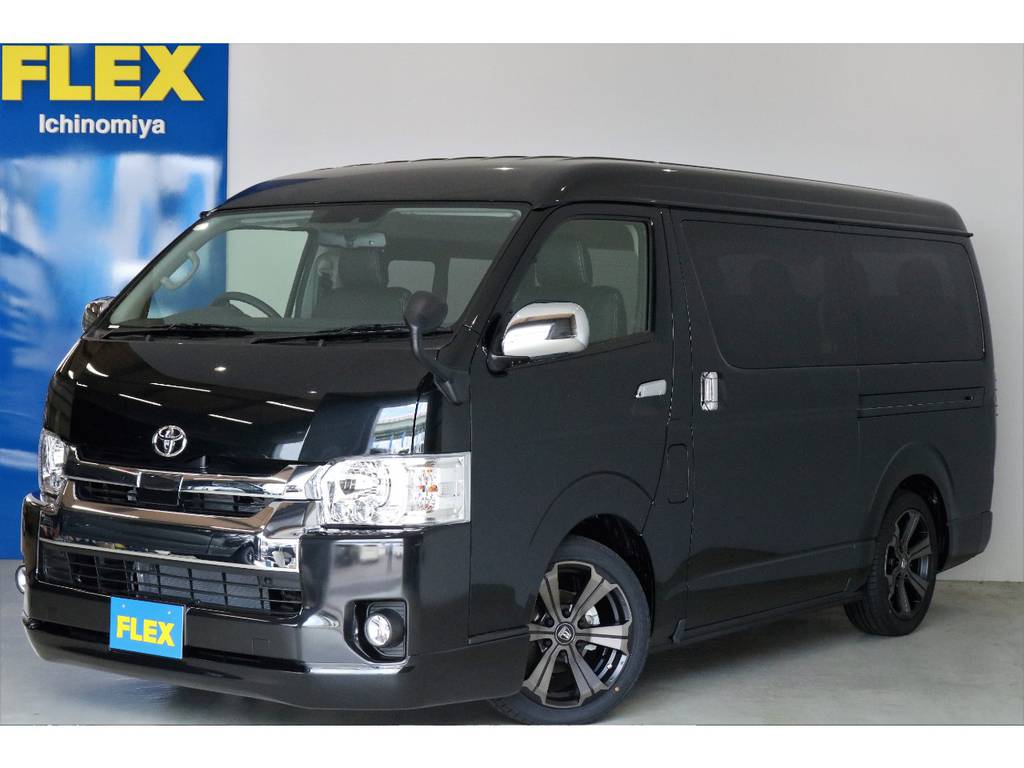 ハイエースワゴンＧＬ４ＷＤ寒冷地仕様ベースのオリジナル内装架装車