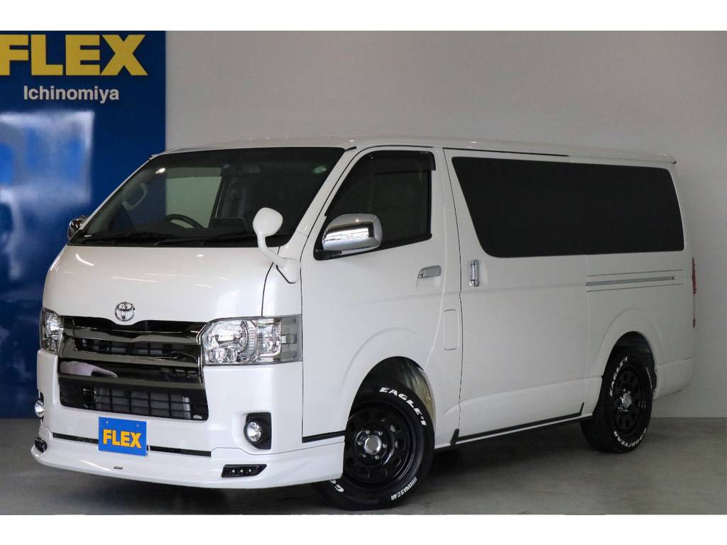 Ｈ28年ハイエースバン　Ｓ－ＧＬダークプライム！走行距離4000キロの低走行車両が入庫しました！