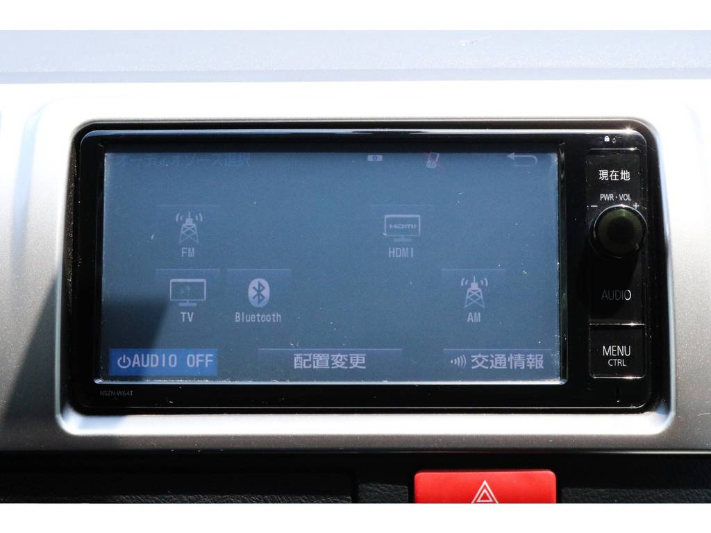 フルセグＴＶやBluetoothオーディオなどオーディオソースも充実しています♪