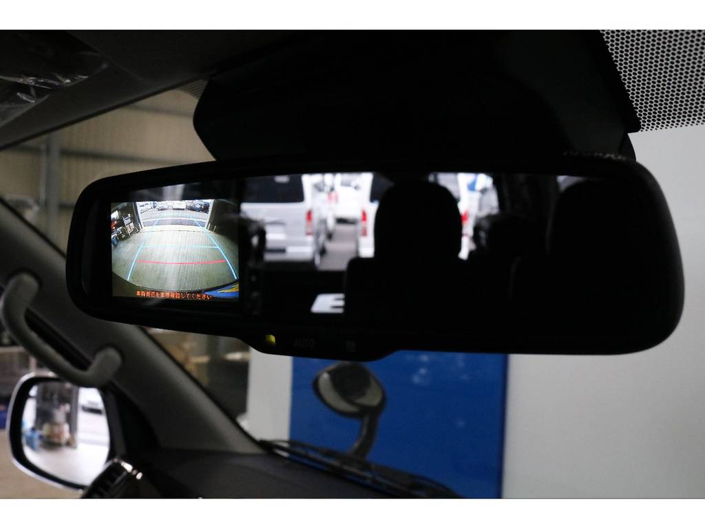 メーカーオプション：バックモニター内蔵自動防眩ミラー!!!!