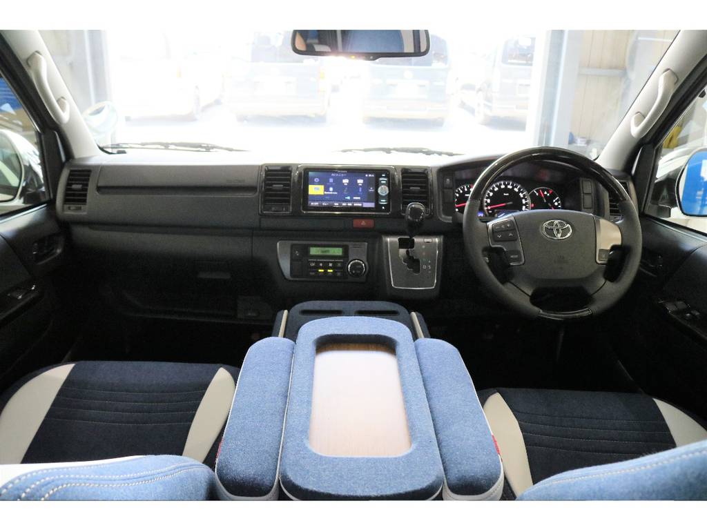 クラフトプラス　デニム内装KITでオシャレな一台です!!!!