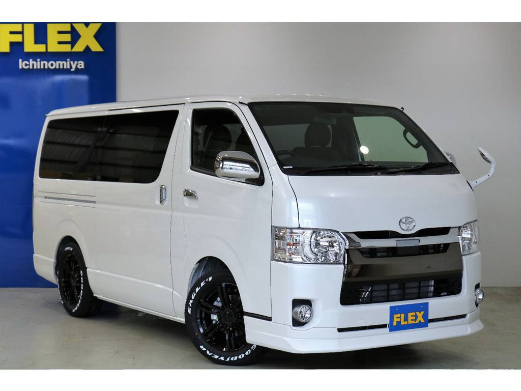 FLEXランクルハイエース一宮店！！国道２２号線沿いの広々店舗！！お問い合わせは、0586777753まで