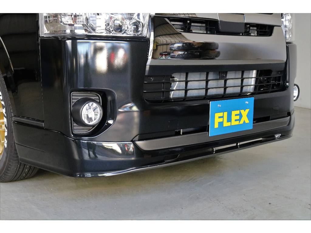 FLEXオリジナフロントリップスポイラー!!!塗分けされているのでさり気ないオシャレ?