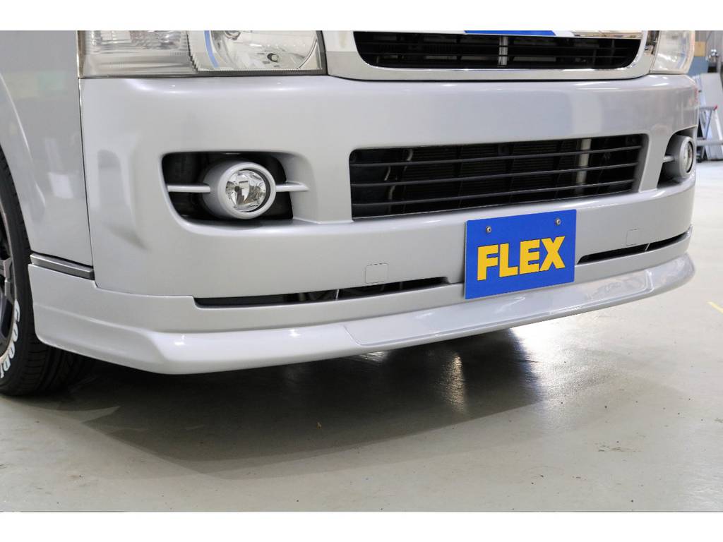 新品FLEXオリジナルフロントリップスポイラー装着?