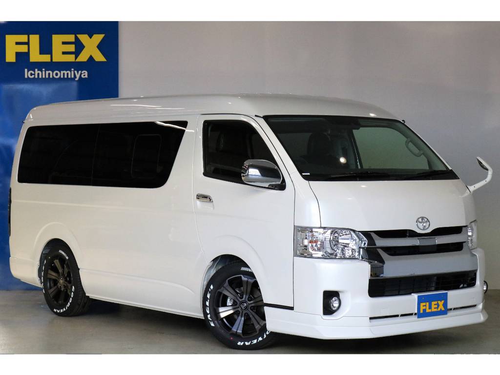 FLEXランクルハイエース一宮店！！国道２２号線沿いの広々店舗！！お問い合わせは、0586777753まで