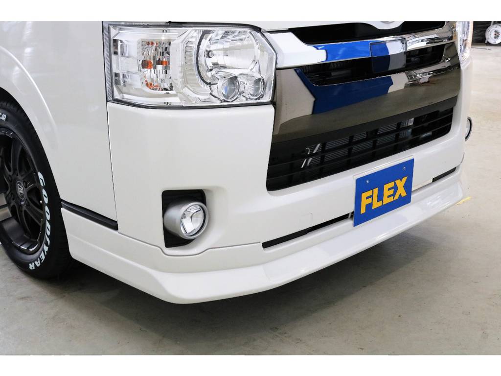 FLEXオリジナルフロントリップスポイラー!!!!!!PP製なので強度・フィッティング性は抜群です!!!!!!