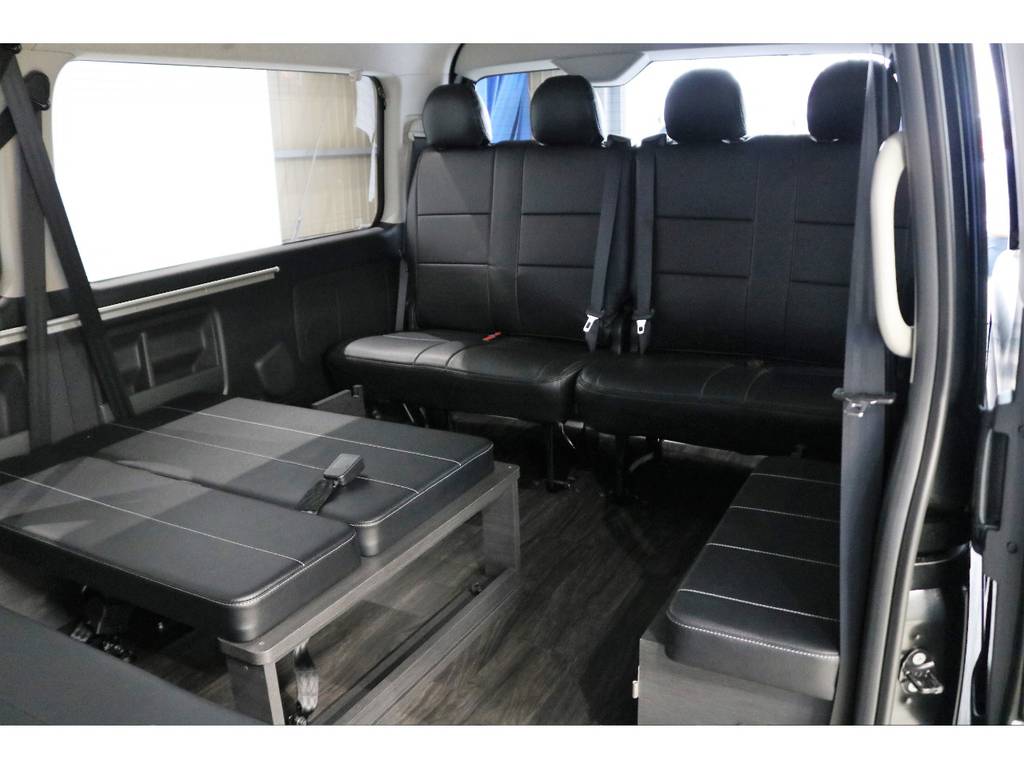 床張り施工済みなので重たい荷物や汚れたものでも傷つきにくく汚れが落ちやすいです!!!!!!