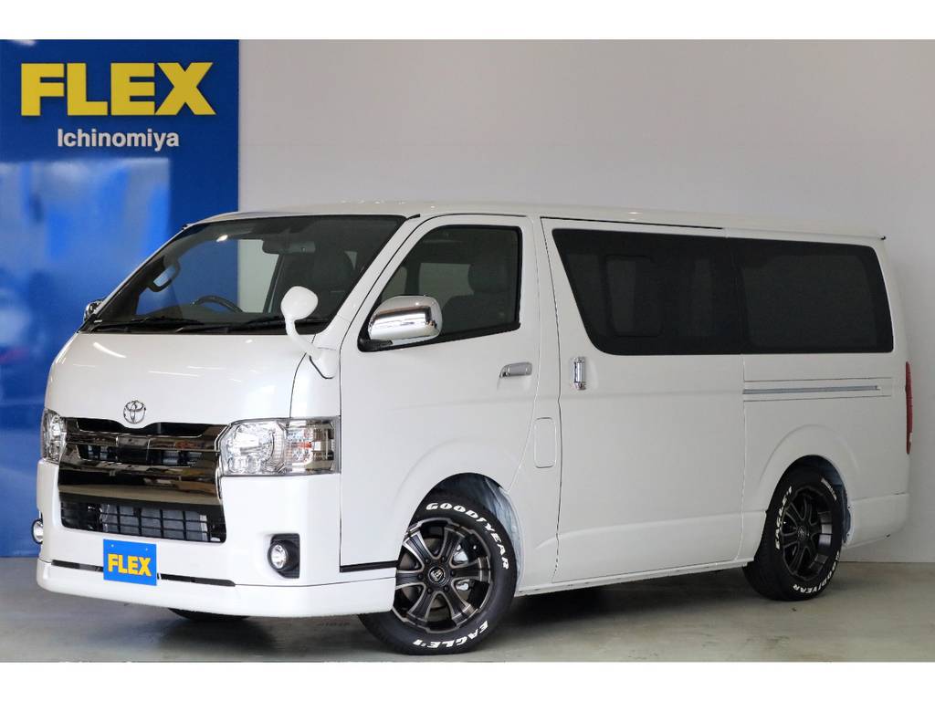 新車ハイエースV・ダークプライムⅡ・オリジナル内装架装Vre4が入荷いたしました!!!!