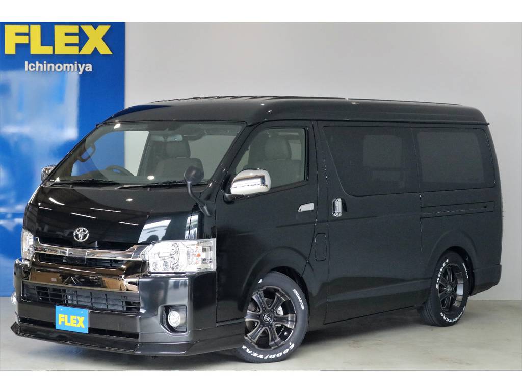 新車ハイエース・ワイドバン・ディーゼル２ＷＤベースのライトカスタム車両が入庫致しました♪